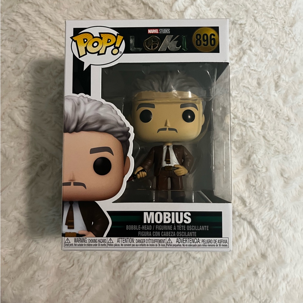 Funko Mobius Figure with Gray and Brown Details